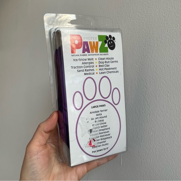 PAWZ Rubber Dog Boots - Size Large - Picture 5 of 5